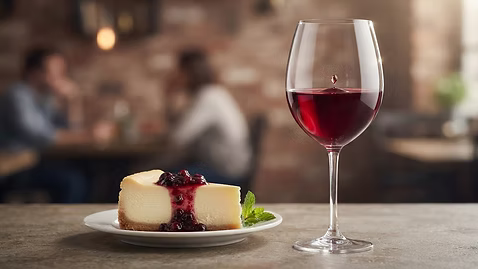 Thank You For Being Friend Saturdays - Wine and Cheescake Pairing